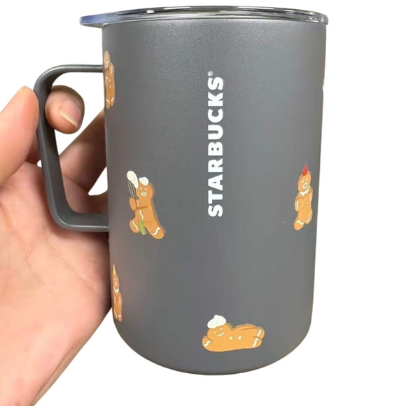 Starbucks × MiiR Gingerbread Travel Mug – 2025 Holiday Limited Edition 16oz NEW - Picture 4 of 10